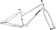 Surly Moonlander Fat Tire Bike Frameset - 24", Steel, Lunar Dust Gray, X-Large