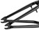 Sunday Park Ranger BMX Frame - 20.75" TT, Gloss Black