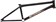 We The People Doomsayer BMX Frame - 20.75" TT, Black 