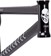 We The People Paradox BMX Frame - 21" TT, Black 