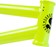 Sunday Street Sweeper BMX Frame - 20.5" TT, Flourescent Yellow