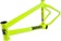 Sunday Street Sweeper BMX Frame - 20.5" TT, Flourescent Yellow