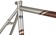 All-City Space Horse Frameset - 650b, Steel, Champagne Shimmer, 46cm 