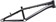 Radio BMX Raceline Quartz BMX Race Frame - Pro, 20.5'' TT, Matte Black 