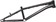 Radio BMX Raceline Quartz BMX Race Frame - Pro L, 20.9'' TT, Matte Black 