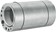 Problem Solvers Bushnell Eccentric Bottom Bracket - Classic Fat, 100mm x 54mm Silver 