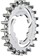 Gates Carbon Drive CDC CenterTrack 3-Lobe SureFit™ Rear Sprocket - 22t, Shimano/SRAM 3-Lobe, Gray