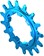 Wheels Manufacturing SOLO-SPEED Cog - 16t, Fits SOLO-SPLINE and SOLO-XD kits, Teal