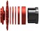 Wheels Manufacturing SOLO-SPLINE Micro Spline Single Speed Conversion Kit - 18t, For Shimano Micro Spline Hub Bodies, Red