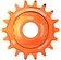 Wheels Manufacturing SOLO-SPLINE Micro Spline Single Speed Conversion Kit - 18t, For Shimano Micro Spline Hub Bodies, Orange