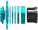 Wheels Manufacturing SOLO-SPLINE Micro Spline Single Speed Conversion Kit - 18t, For Shimano Micro Spline Hub Bodies, Teal