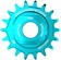 Wheels Manufacturing SOLO-SPLINE Micro Spline Single Speed Conversion Kit - 18t, For Shimano Micro Spline Hub Bodies, Teal