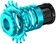 Wheels Manufacturing SOLO-SPLINE Micro Spline Single Speed Conversion Kit - 18t, For Shimano Micro Spline Hub Bodies, Teal