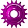Wheels Manufacturing SOLO-SPLINE Micro Spline Single Speed Conversion Kit - 18t, For Shimano Micro Spline Hub Bodies, Purple