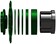 Wheels Manufacturing SOLO-SPLINE Micro Spline Single Speed Conversion Kit - 18t, For Shimano Micro Spline Hub Bodies, Green