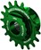 Wheels Manufacturing SOLO-SPLINE Micro Spline Single Speed Conversion Kit - 18t, For Shimano Micro Spline Hub Bodies, Green