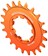 Wheels Manufacturing SOLO-SPEED Cog - 21t, Fits SOLO-SPLINE and SOLO-XD kits, Orange