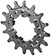 Wheels Manufacturing SOLO HG Cog - 16t, Fits SOLO-HG Kits, Black