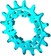 Wheels Manufacturing SOLO HG Cog - 16t, Fits SOLO-HG Kits, Teal