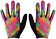 Handup Vented Gloves - Pineapples Carribbean, Full Finger, Small