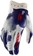 100% Itrack Gloves - Blue/White, X-Large