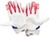 100% Itrack Gloves - Red/White/Blue, Large