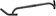 Surly Corner Bar Handlebar - 25.4mm Clamp, 54cm Width, Chromoly, Black