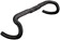 Easton EC90 ALX Drop Handlebar - Carbon, 31.8mm, 46cm, Di2 Internal Routing, Black 