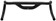 Redshift Sports Top Shelf Low Flare Road Drop Handlebar - Aluminum, 31.8mm, 50cm, 50mm Rise, Black