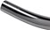 MSW Short Drop Handlebar - Aluminum, 26mm, 44cm, Silver