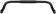 Salsa Cowchipper Drop Handlebar - 31.8mm Clamp, 44cm Width, Aluminum, Black 