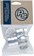 Problem Solvers Headset Stack Spacer - 25.4, 10mm, Aluminum, Silver, Bag of 10 