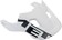 MET Helmets Roam Visor - Large, White Iridescent/Matte 