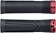 RaceFace Chester Grips - Lock-On, Black/Red, 34mm