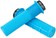 DMR DeathGrip Flanged Grips - Thick, Lock-On, Blue 