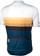 Salsa Latitude Men's Jersey - White, Navy Blue, Black , w/ Stripes, X-Large 