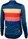 Salsa Team Polytone Women's Long Sleeve Jersey - Dark Blue, w/ Stripes, Large 