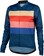 Salsa Team Polytone Women's Long Sleeve Jersey - Dark Blue, w/ Stripes, Large 