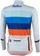 Salsa Arctica Men's Long Sleeve Jersey - Light Blue, w/Stripes, Small 