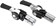 microSHIFT Bar End Shifter Set, 8-Speed Road, Double/Triple, Shimano Compatible, Black