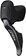 Shimano GRX ST-RX825 Di2 Shift/Brake Lever with BR-RX820 Hydraulic Disc Brake Caliper - Left/Front, 2x, Flat Mount Caliper, Black