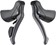 microSHIFT Sword Drop Bar Shifter/Brake Lever Set - 1x, 10-Speed, Sword Compatible, Gray, Version B