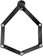 Kryptonite Keeper 585 Folding Lock: Black, 85cm, 3mm