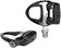 Garmin Rally RS110 Power Meter Pedals - Single Sided Clipless, Composite, 9/16", Black, Pair, Single-Sensing, Shimano SPD-SL