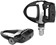 Garmin Rally RS210 Power Meter Pedals - Single Sided Clipless, Composite, 9/16", Black, Pair, Dual-Sensing, Shimano SPD-SL