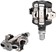 Garmin Rally XC210 Power Meter Pedals - Dual Sided Clipless, Alloy, 9/16", Black, Pair, Dual-Sensing, Shimano SPD
