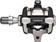 Garmin Rally XC200 Power Meter Pedals - Dual Sided Clipless, Alloy, 9/16", Black, Pair, Dual-Sensing, Shimano SPD 