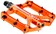 DEITY Bladerunner Pedals - Platform, Aluminum, 9/16", Orange