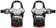 LOOK KEO 2 Max Vision Pedals - Single Sided Clipless, Composite, 9/16", Black, 53mm QF