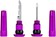 Muc-Off Stealth Tubeless Puncture Plugs Tire Repair Kit - Bar-End Mount, Purple, Pair







